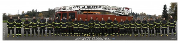 Seattle Fire Recruit Class 103 Color  by Steve